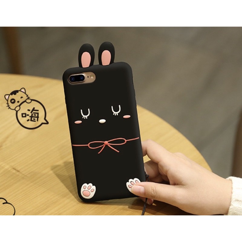 Silicon 3D Rabbit For Redmi  5a Note 5 Note 5a softcase boneka karakter lucu / silikon tebal karakter lucu / case anak anak warna biru / pelindung hp