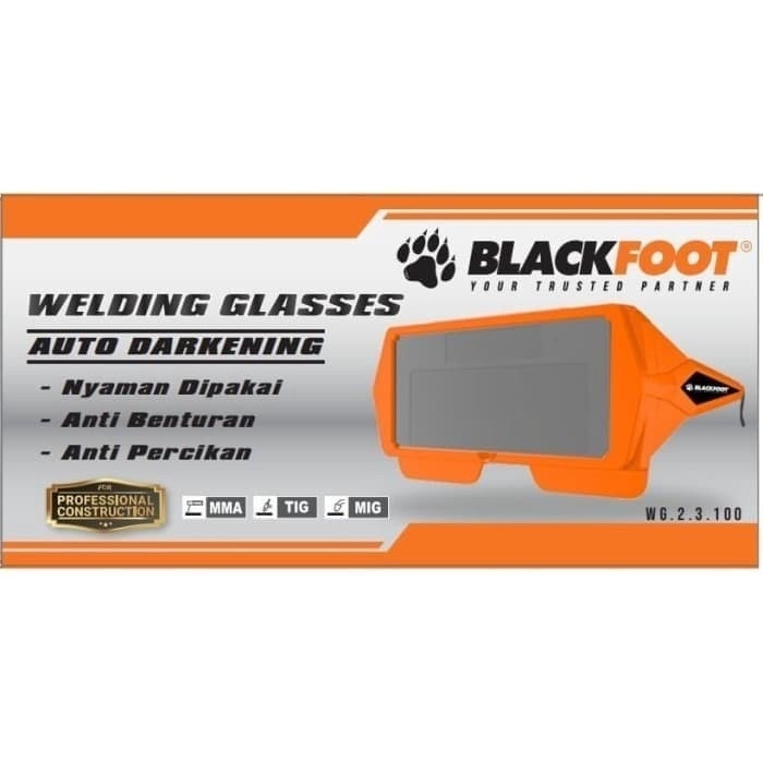 Kacamata Kaca Mata Las Otomatis Blackfoot Welding Goggles