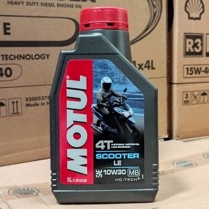 OLI MESIN MOTOR MATIC MOTUL SCOOTER LE 10W-30 1 LITER