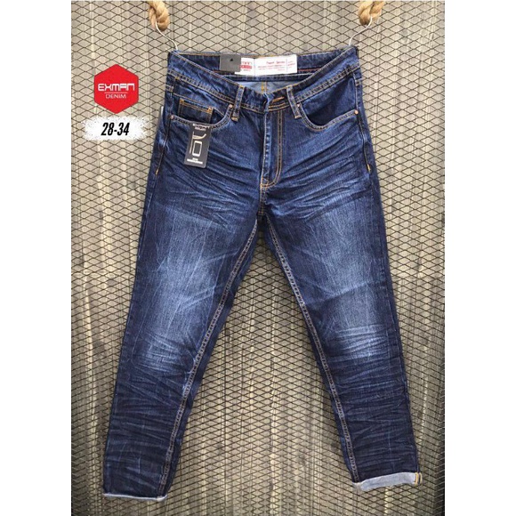 JEANS PANJANG REGULAR EXMAN DENIM // CELANA JEANS PRIA EXMAN DENIM