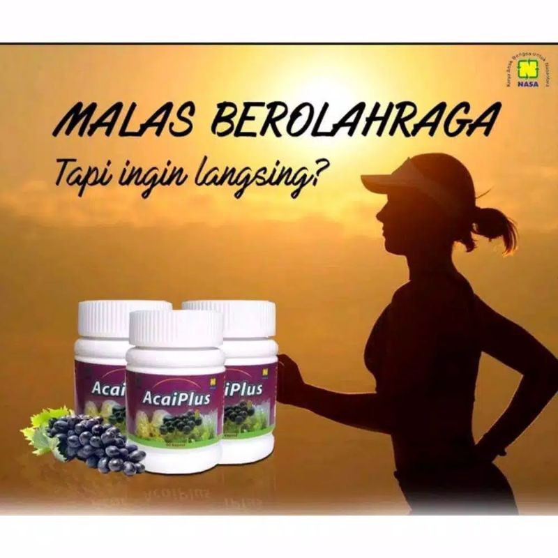 ACAIPLUS Acai-plus Nas100% Original Obat Pelangsing Badan Asli Nasa
