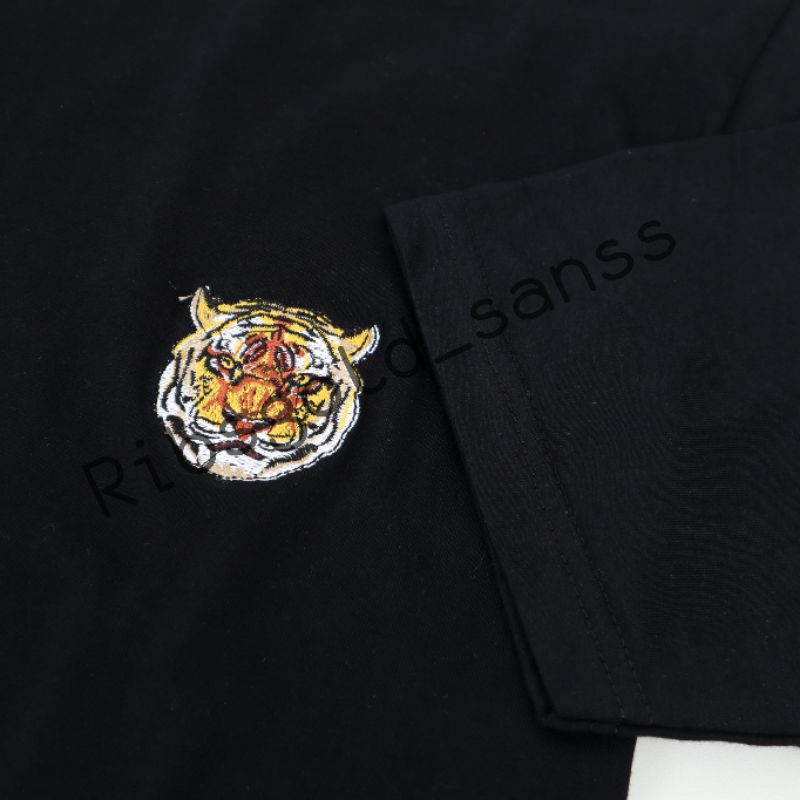RIBSGOLD KAOS  BORDIR PREMIUM / KAOS BORDIR / KAOS MURAH / KAOS HARIMAU / TSHIRT PATTERN BORDIR