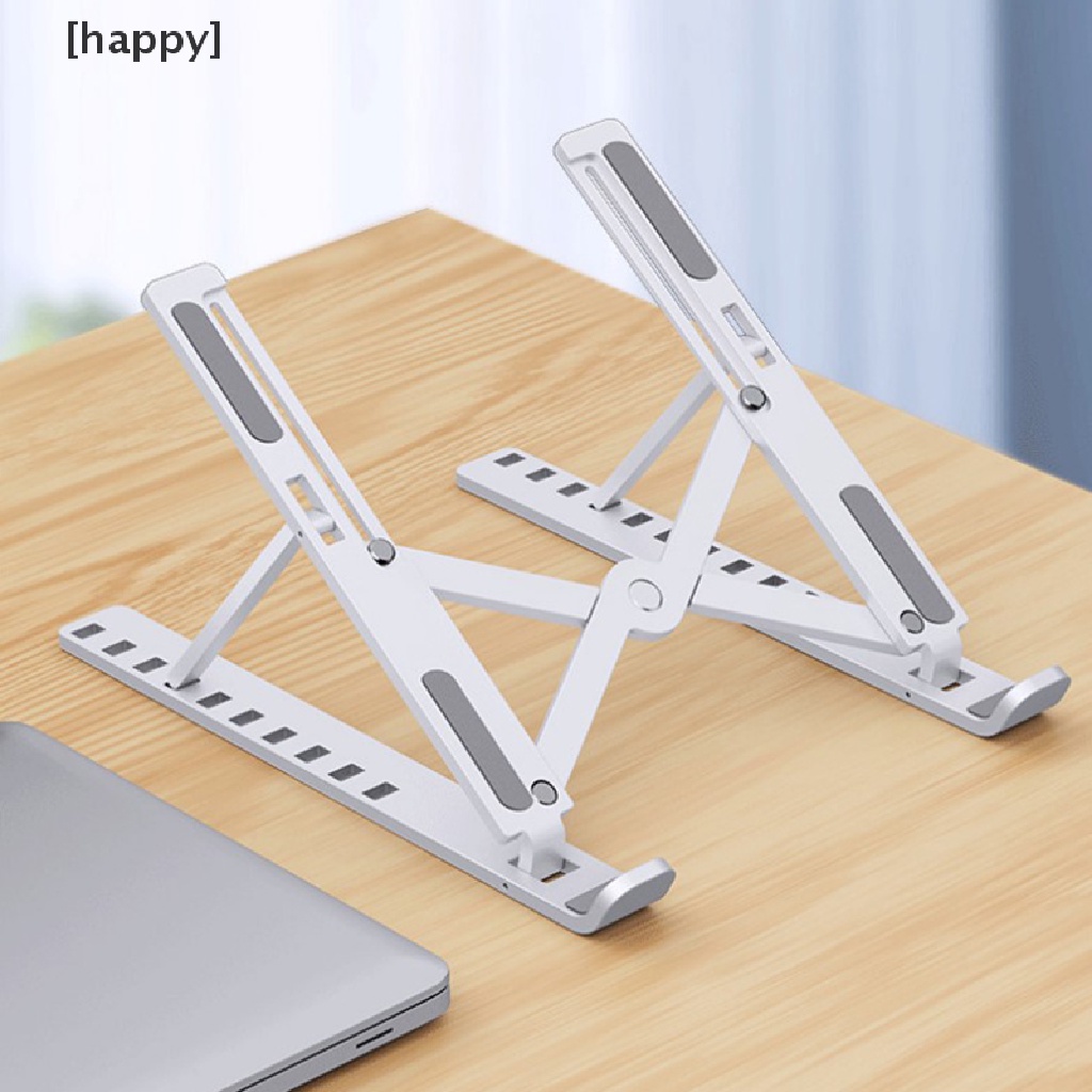 Ha Stand Holder Lipat Portable Bahan Aluminum Alloy Untuk Laptopnotebooktablet