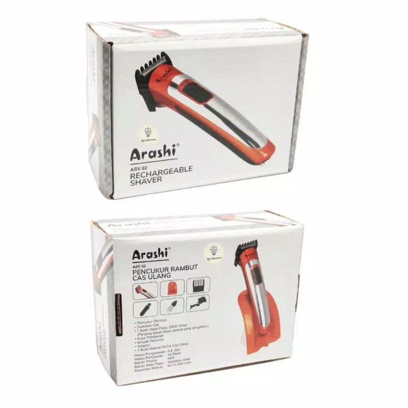 Arashi Hair Clipper / Alat Cukur Rambut ASV-02