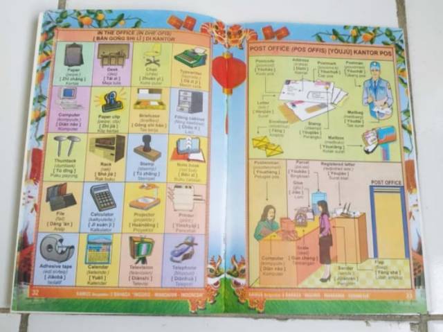 Kamus 3 Bahasa Inggris Mandarin Indonesia FULL COLOURPENULIS : M.RIDHA.S.SI-1