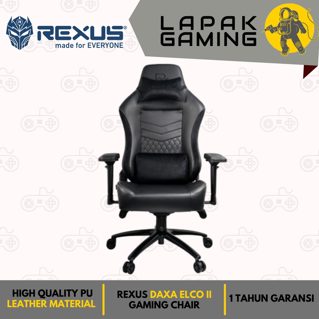 Rexus Daxa Elco II / Two / 2 Premium Gaming Chair Kursi Gaming