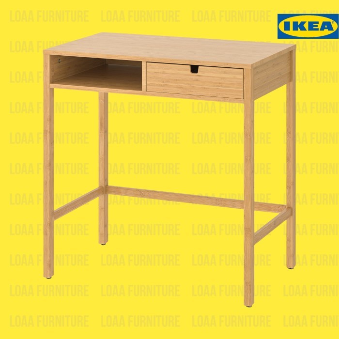 NORDKISA IKEA Meja Rias 76x47 cm - Bambu - Bambu