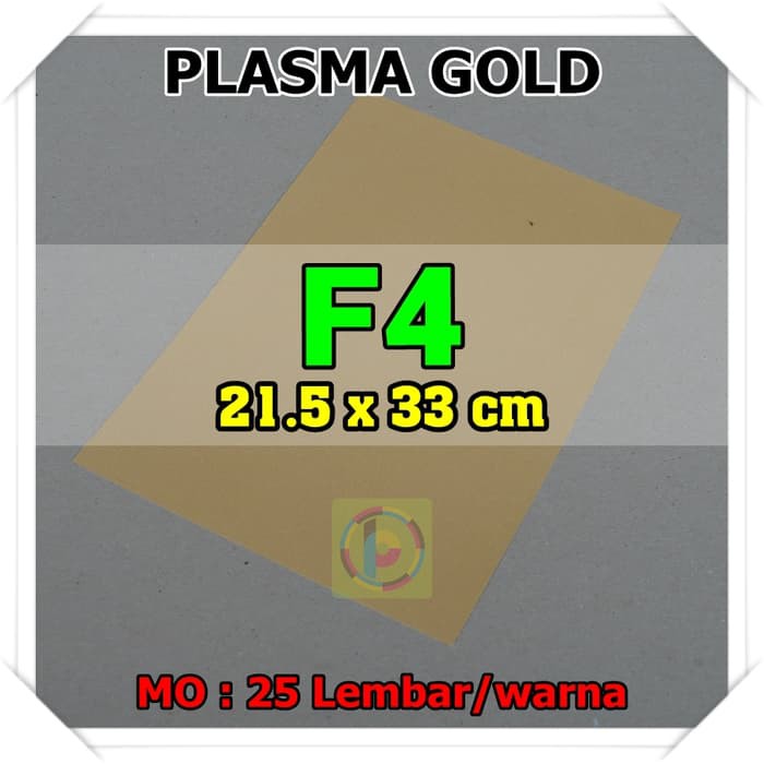 

Unik Kertas Karton Jasmine Uk. F4 PLASMA GOLD EMAS Terlaris