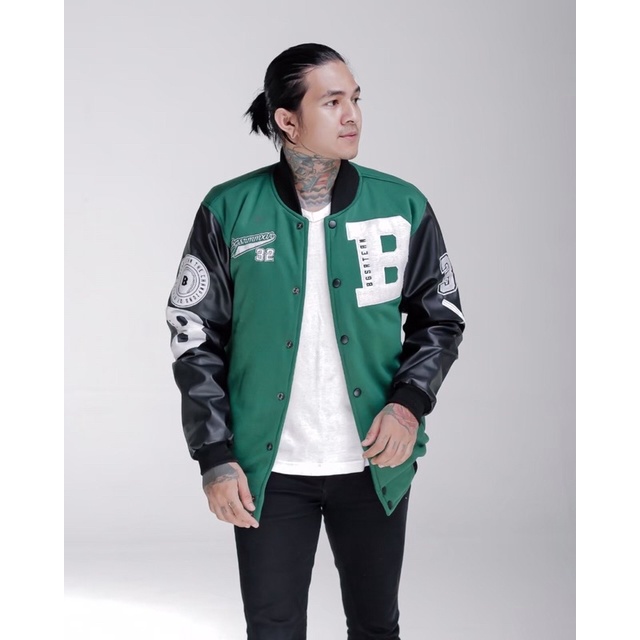 Jaket varsity pria original bgsr