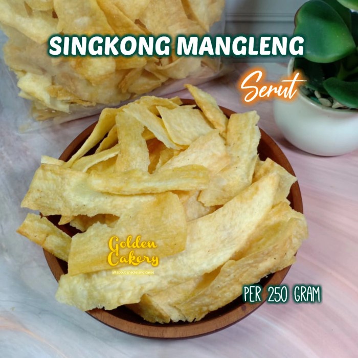 

NEW KERIPIK KRIPIK SINGKONG NANGRENG SINGKONG SISIR GURIH ASIN TERLARIS - 1/4 kg