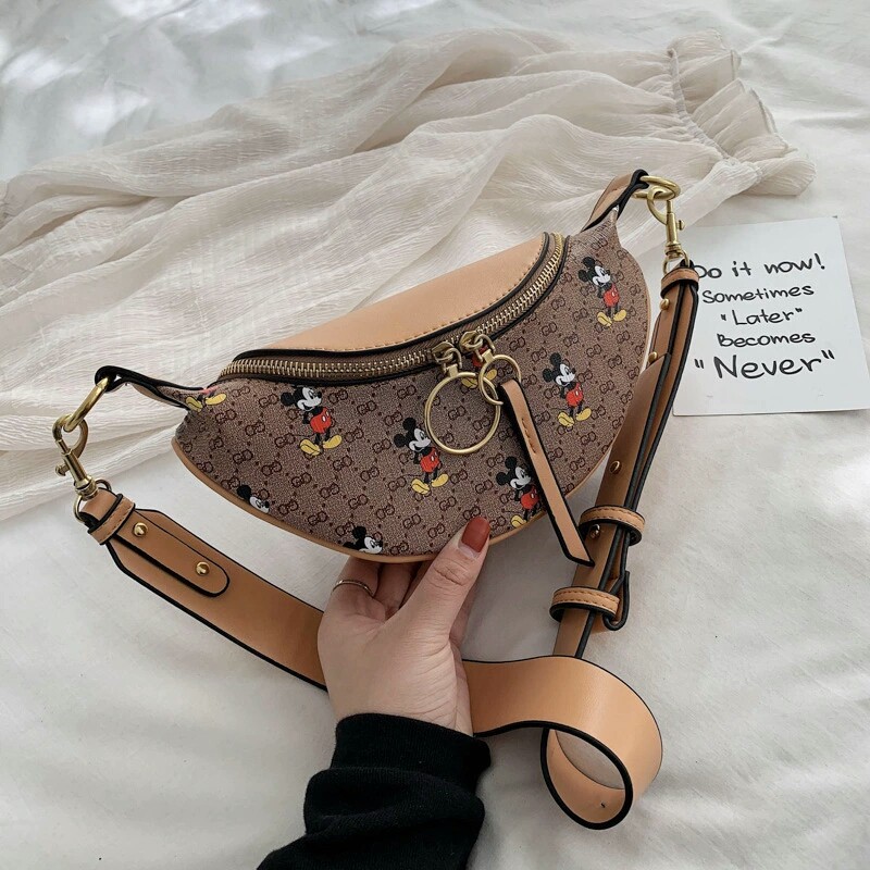 TASHAPPY BQ2775 tas waistbag wanita import model korea supplier tas import motif mick LT1130 CR7275