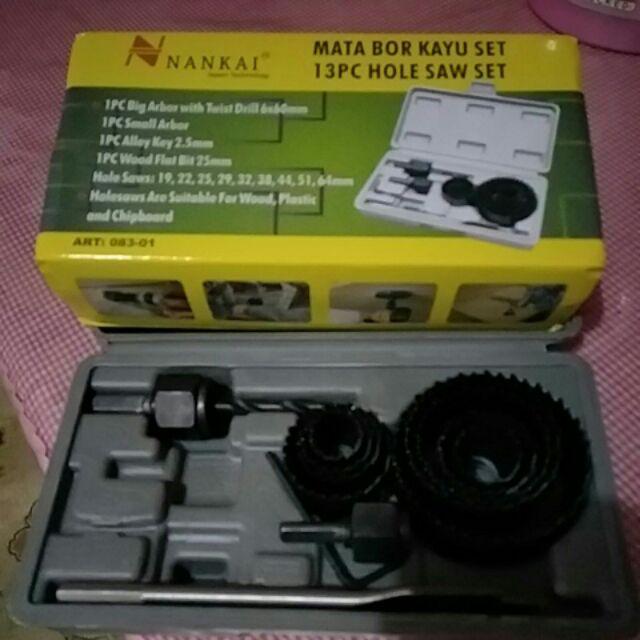 Hole Saw Kit Set 13pcs Nankai