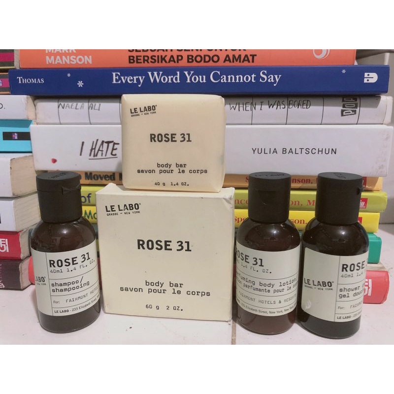 LE LABO ROSE 31 BODY BAR SHAMPOO LOTION SHOWER GEL