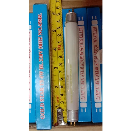Refill lampu serangga (nyamuk) F4T5BL TL T5 4 watt (4w)