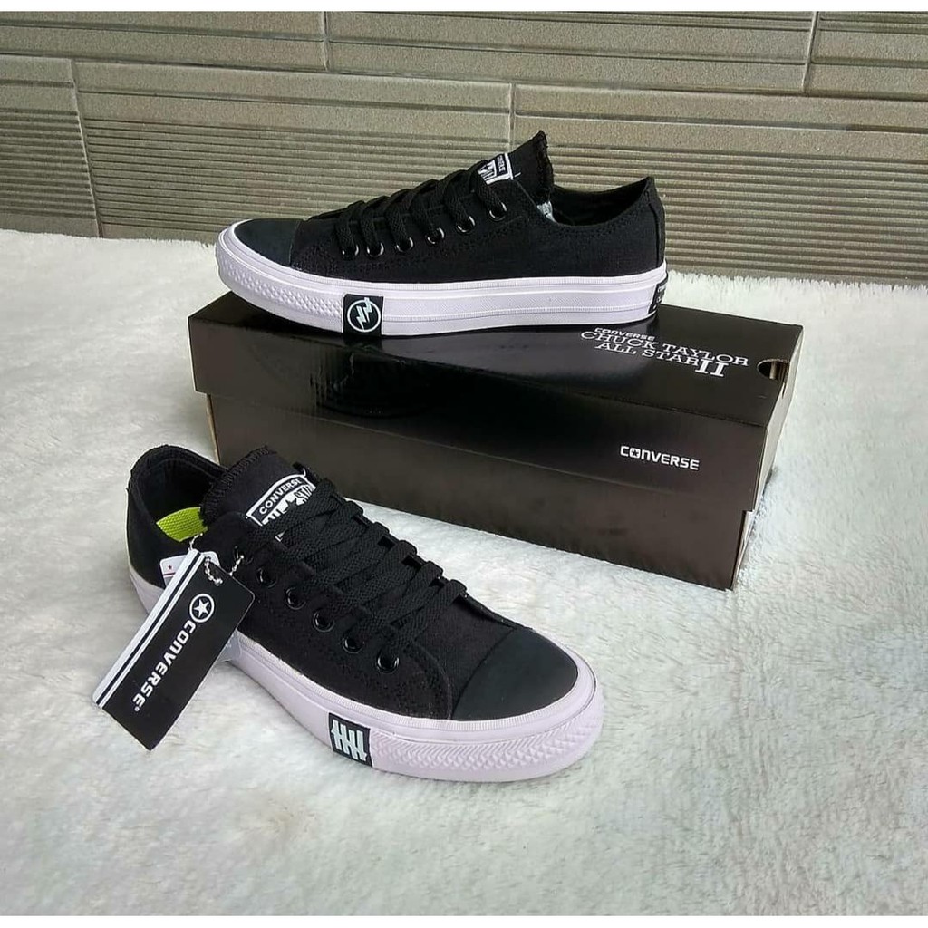 [COD] Promo sepatu sneakers allstar convers017 Petir Black Pria dan Wanita Cocok untuk Sekolah