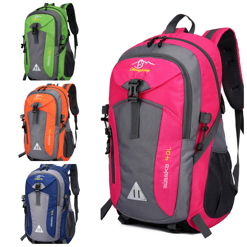 Tas Ransel Backpack outdoor unisex Pria/Wanita Anti air Travel 40L daypack Kualitas IMPORT Alaska