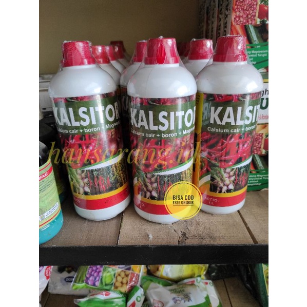 Kalsitor Pupuk Anti Layu Rontok Kalsium Cair Plus Boron Magnesium 1 liter