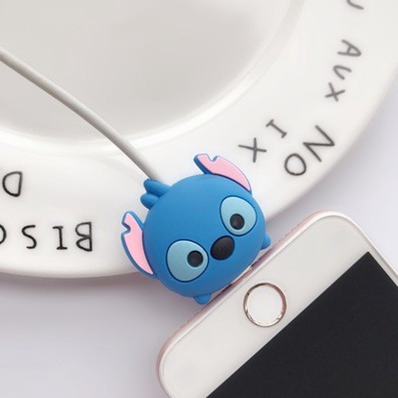 Cartoon Phone Cable Bit Anti-break Data Cable Line Head Protector Pelindung Kabel/ Cable Saver