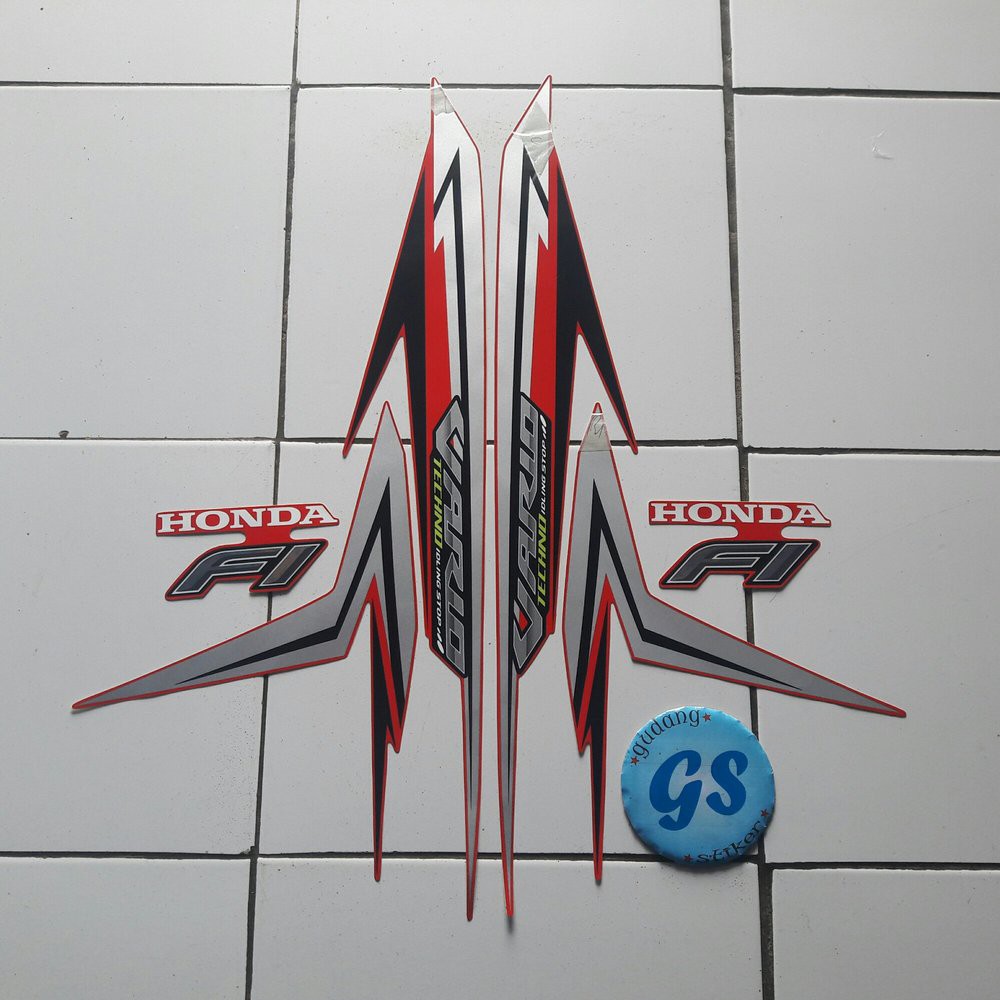 striping motor vario techno idlingstop 125 fi 2016 merah