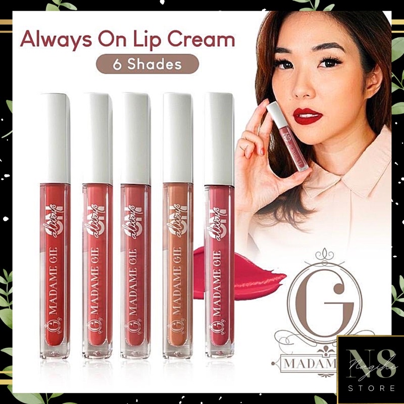 ✨NAGIHI✨ Madame Gie Always On Lip Cream / Madame Gie Lip Cream / Madame Gie lipcream