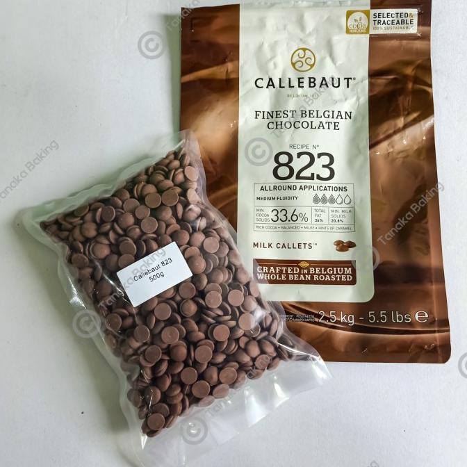 

REPACK Callebaut Milk Caramel Chocolate Couverture 823 33,6% 500 gram