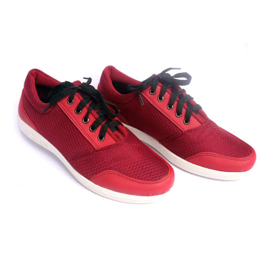 Sepatu santai Pria Sneakers Cowok Footage FTG 905 Maron