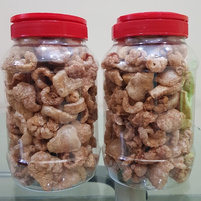 

MURAH kerupuk kulit babi kecil kecil 100% gurih