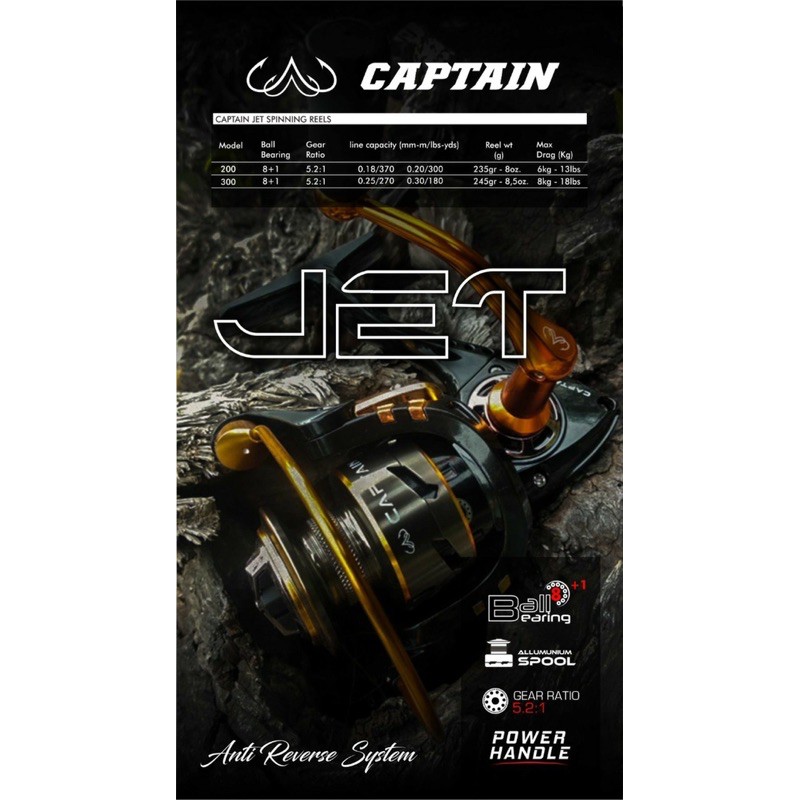 REEL CAPTAIN JET 2000 POWER HANDLE ORIGINAL