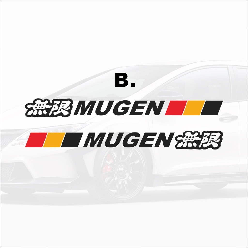 Sticker Cutting Mugen Power