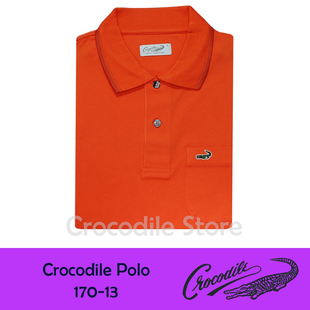 Kaos Kerah Polo Polos Pria Crocodile Warna Cerah