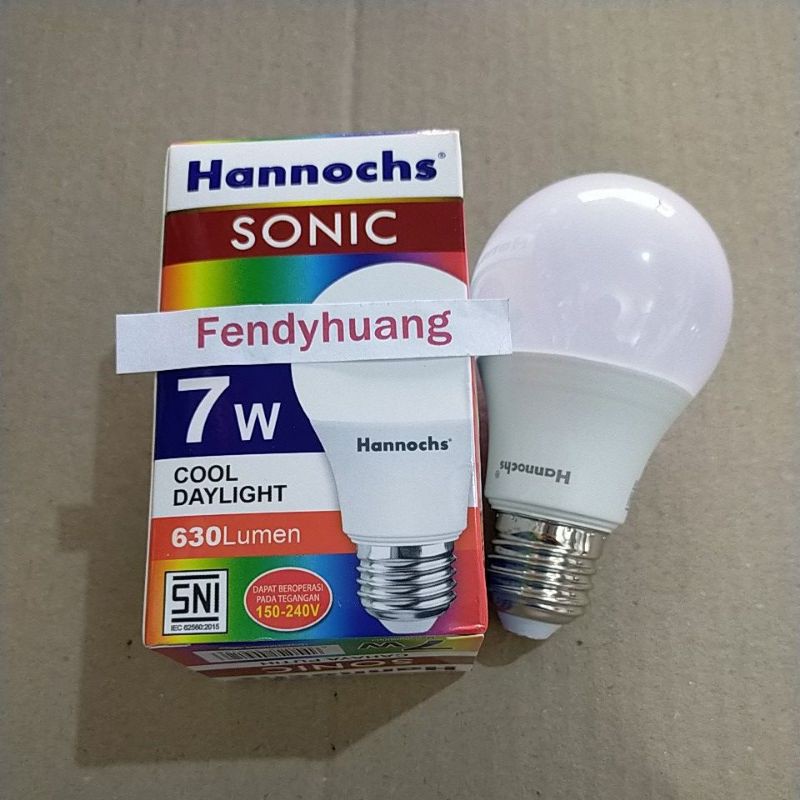 Jual Hannochs LED Sonic 7 Watt Wat W/ Lampu LED Hannochs Sonic | Shopee ...