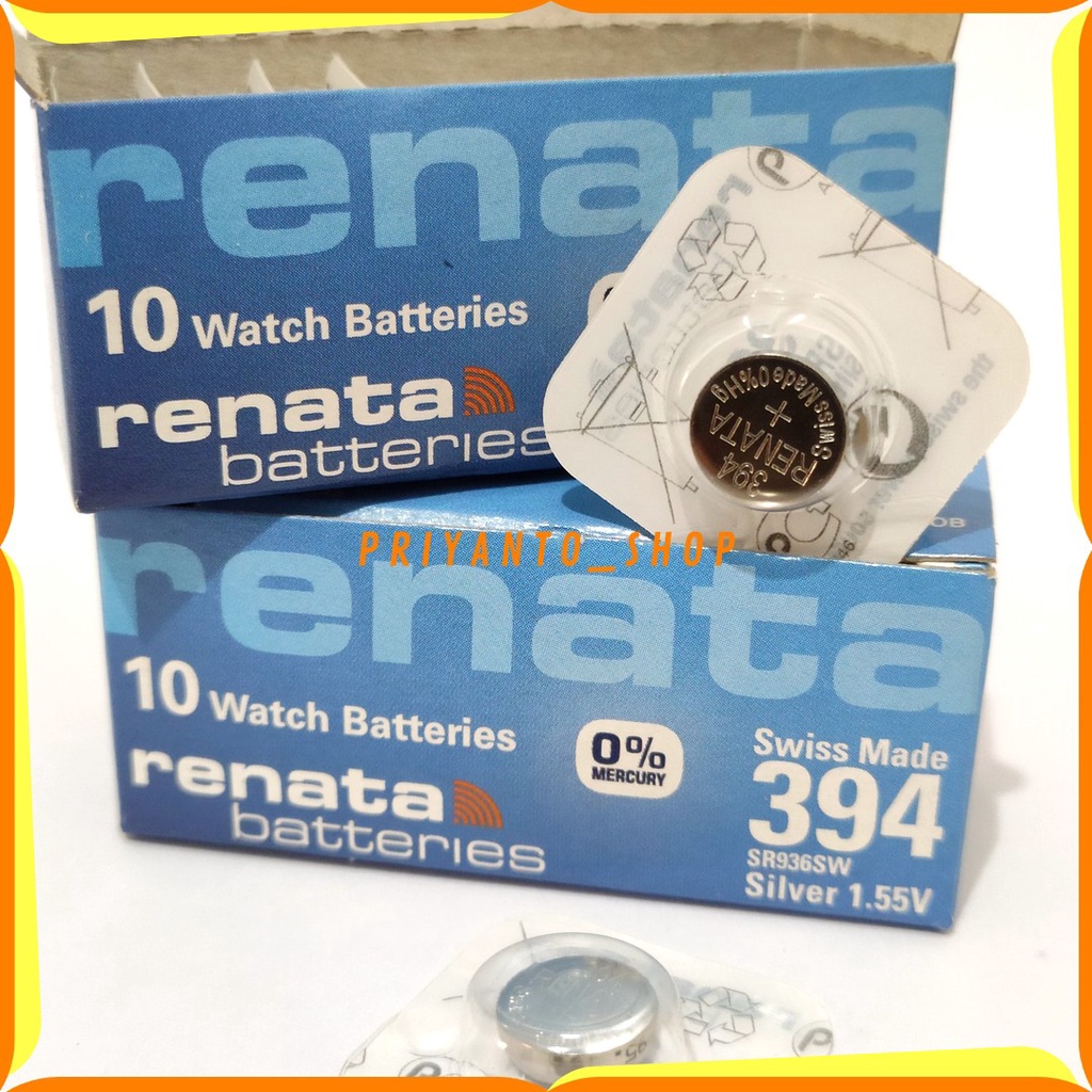 BATERAI JAM TANGAN RENATA 394 SR936SW SR936 SR 936 SW 394 BATTERY BATERAI ORIGINAL