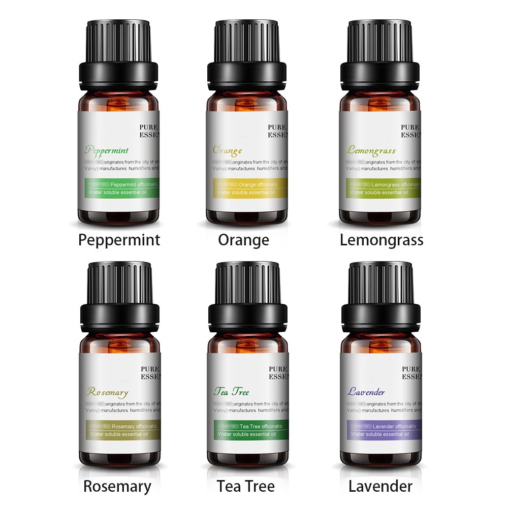 Pure Essential Fragrance Oils Minyak Aromatherapy Diffusers 10ml 6 PCS