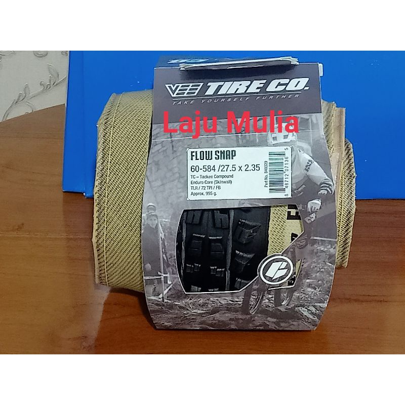 BAN LUAR 27,5x235 FLOW SNAP TLR ENDURO CORE MADE IN TAIWAN VEE TIRE