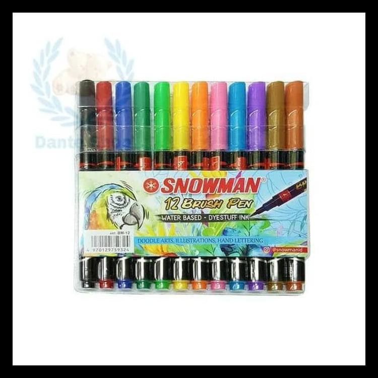 

BAYAR DITEMPAT SNOWMAN BRUSH PEN 12 WARNA SET KODE 1052