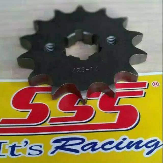 GEAR SSS (DEPAN) 428 : VEGA R, RX KING, JUPITER MX, VIXION, BYSON , R15V2/V3, XABRE, MT15, XSR155