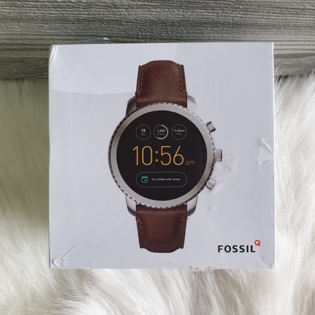 Jam Fossil smartwatch Gen 3 Explorist Brown Leather FTW4003