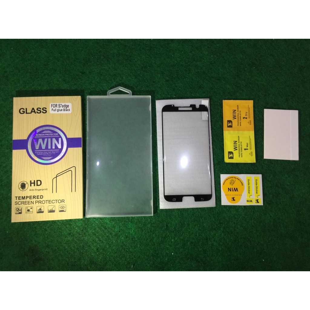 Tempered Glass WIN 5D Samsung S7 Edge Full Glue Full Cover Curve Best