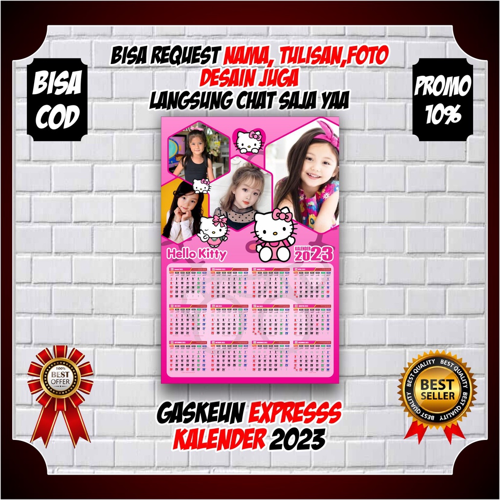 

KALENDER FOTO 2023 (MINIMAL 2 PCS) BISA PAKAI NAMA CUSTOM DESIGN