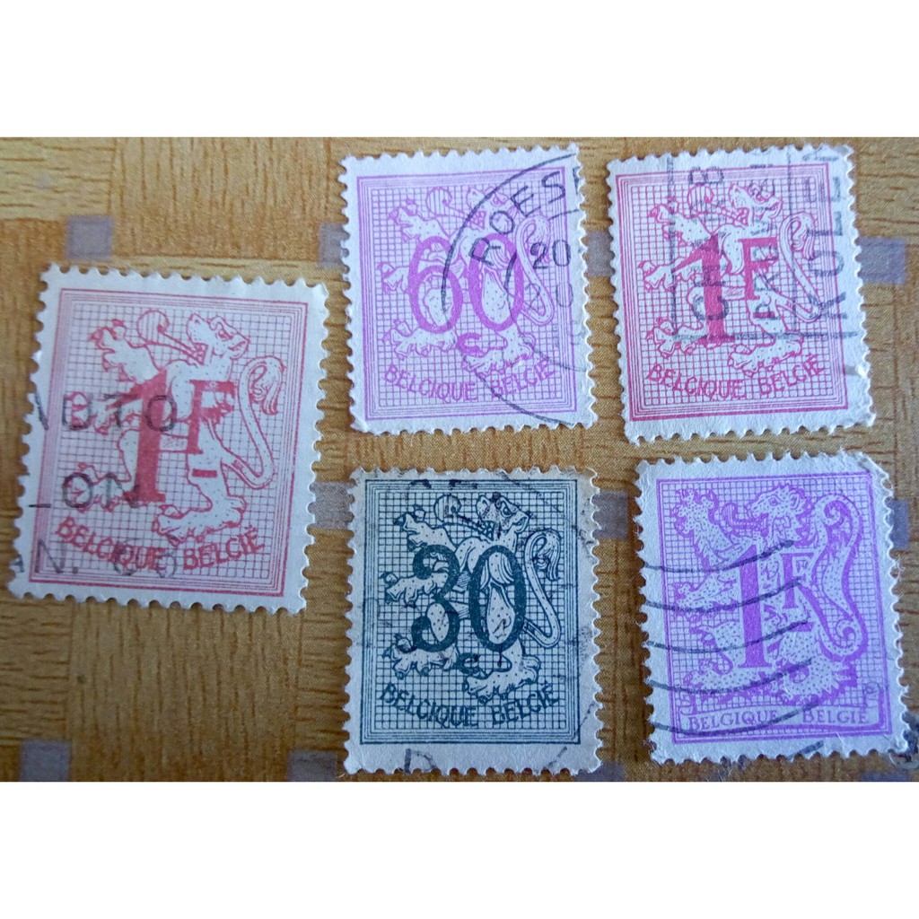 

1 set Prangko Belgie