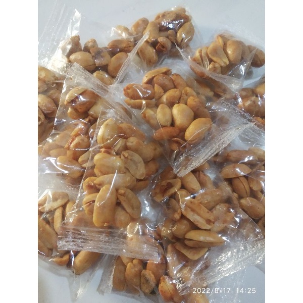 

Kacang,Bw,goreng,rasamete,Kemasan,Refil,Rp.800/pak isi.25Pc