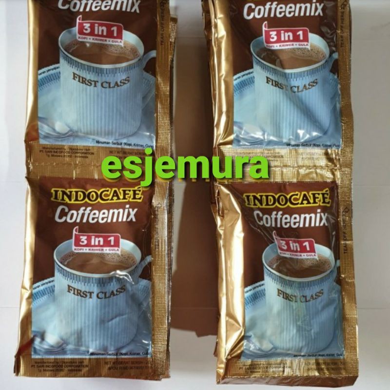 

Kopi Indocafe Coffemix 3 in 1 per renceng @ 10 sachet / Indocafemix