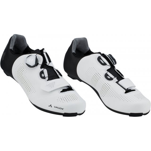 Sepatu Road Bike Cleat Vaude RD Snar Pro Shoes - White Black