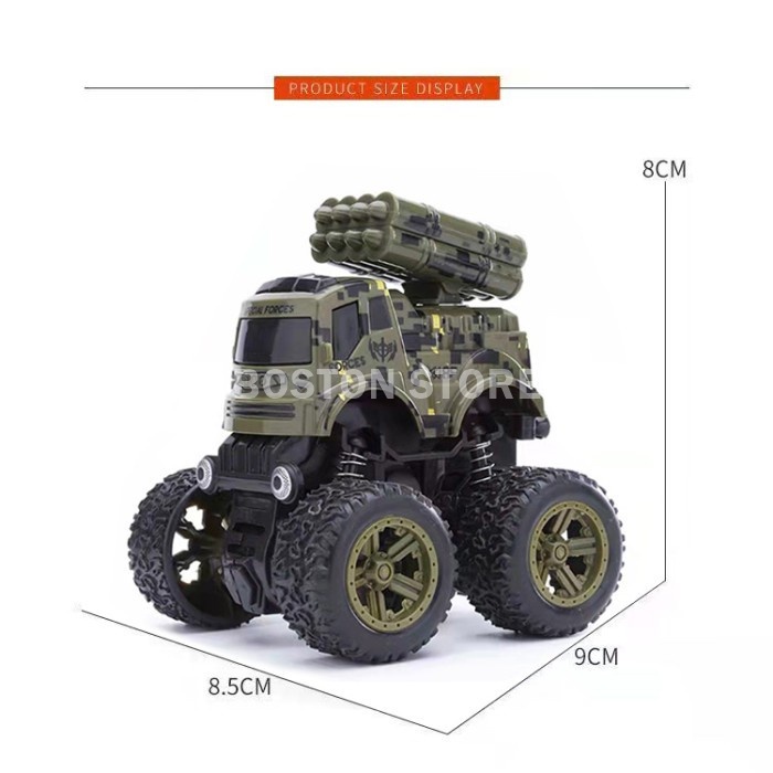 Bostonstore Mobil Konstruksi Crane / Toy Addict DIY Mobil Konstruksi / Mainan mobil anak model Tank / Mainan Mobilan / Mainan Mobil Anak / Mainan Mobil Jungkir Balik / Mainan Edukasi / Mainan Mobil-mobilan / Mainan Anak