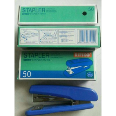 Stapler KENKO HD-50 Ukuran Besar Bonus 1 Bungkus Isi Staples.