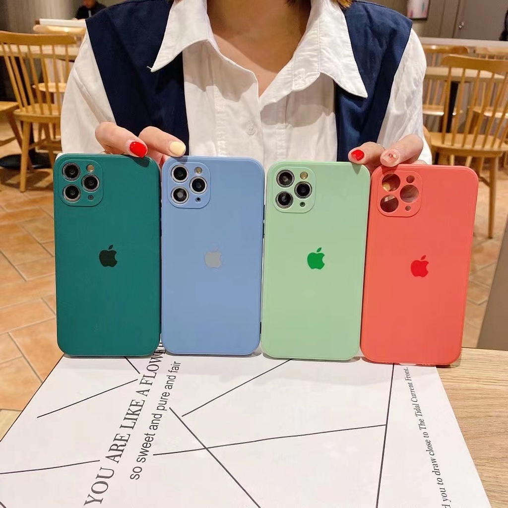 Soft Case Silikon Tahan Banting Untuk IPhone 13 12 11 Pro Max X XS XR 7 8 Plus SE 2020