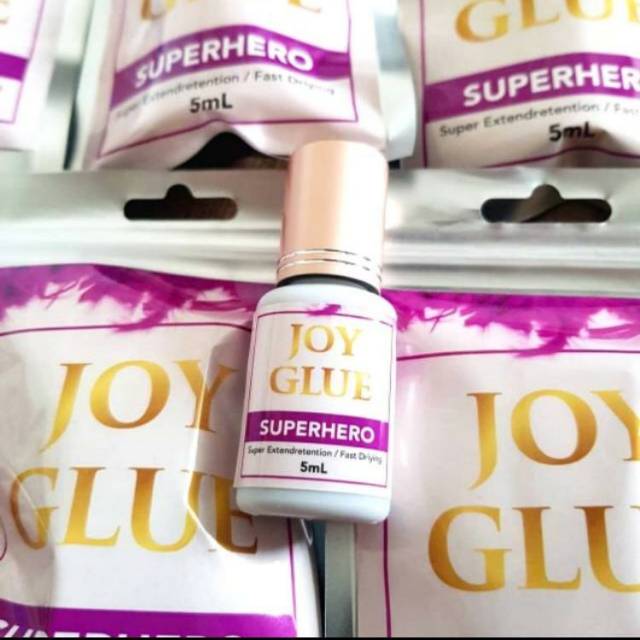 JOY GLUE JOYGLUE SUPERHERO LEM EYELASH EXTENSION Lem Bulumata / Joy Glue SUPERHERO glue eyelash extension / lem eyelash extension