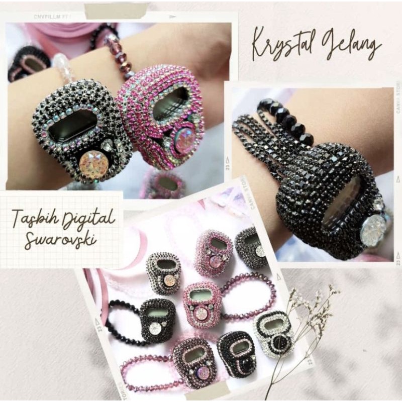 TASBIH DIGITAL SWAROVSKI PREMIUM