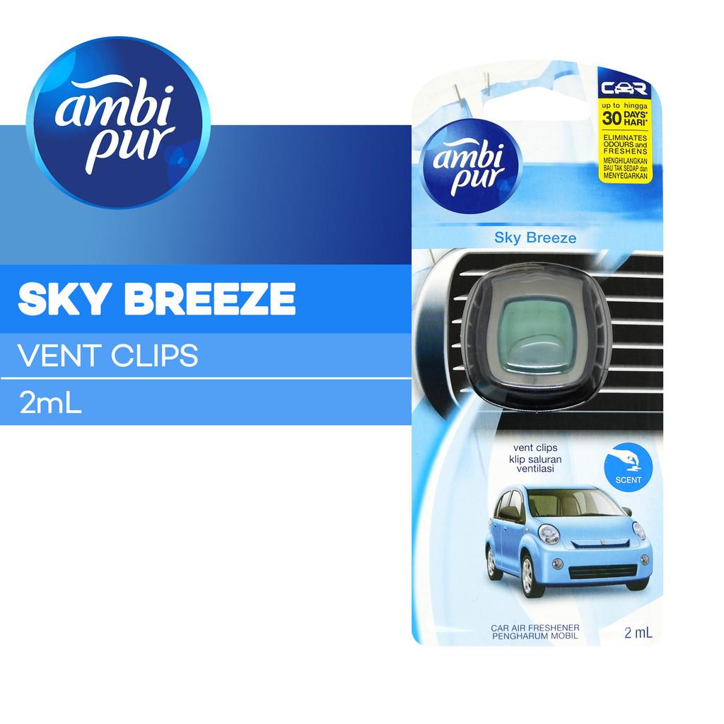 Parfum Mobil Pengharum Ruangan Pewangi Mobil Mini Vent Clip Sky Breeze 2 ml x 2 Pcs