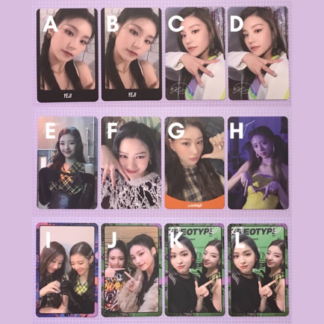 ITZY IT’z ME Album Official Photocard PC Yeji Lia Ryujin Chaeryeong Yuna Unit itz Chaeryoung Wannabe